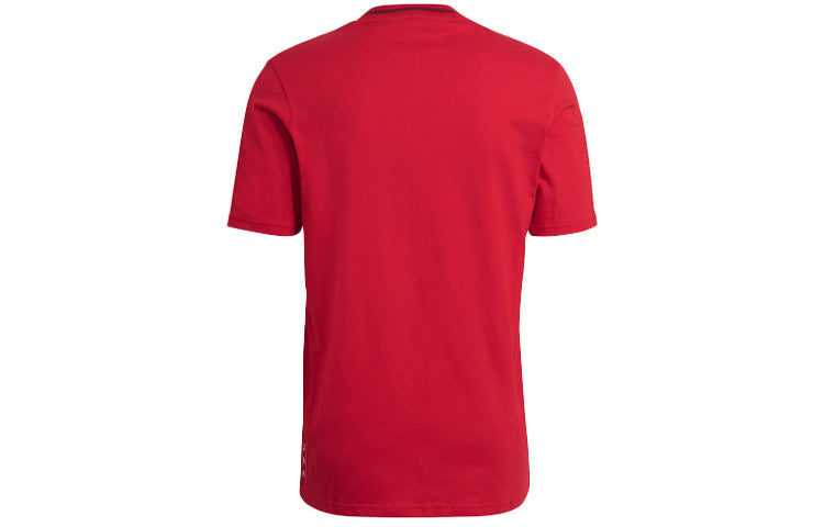 adidas Afc Cny Tee Series Arsenal Soccer/Football Sports Printing Round Neck Short Sleeve Red GK9399