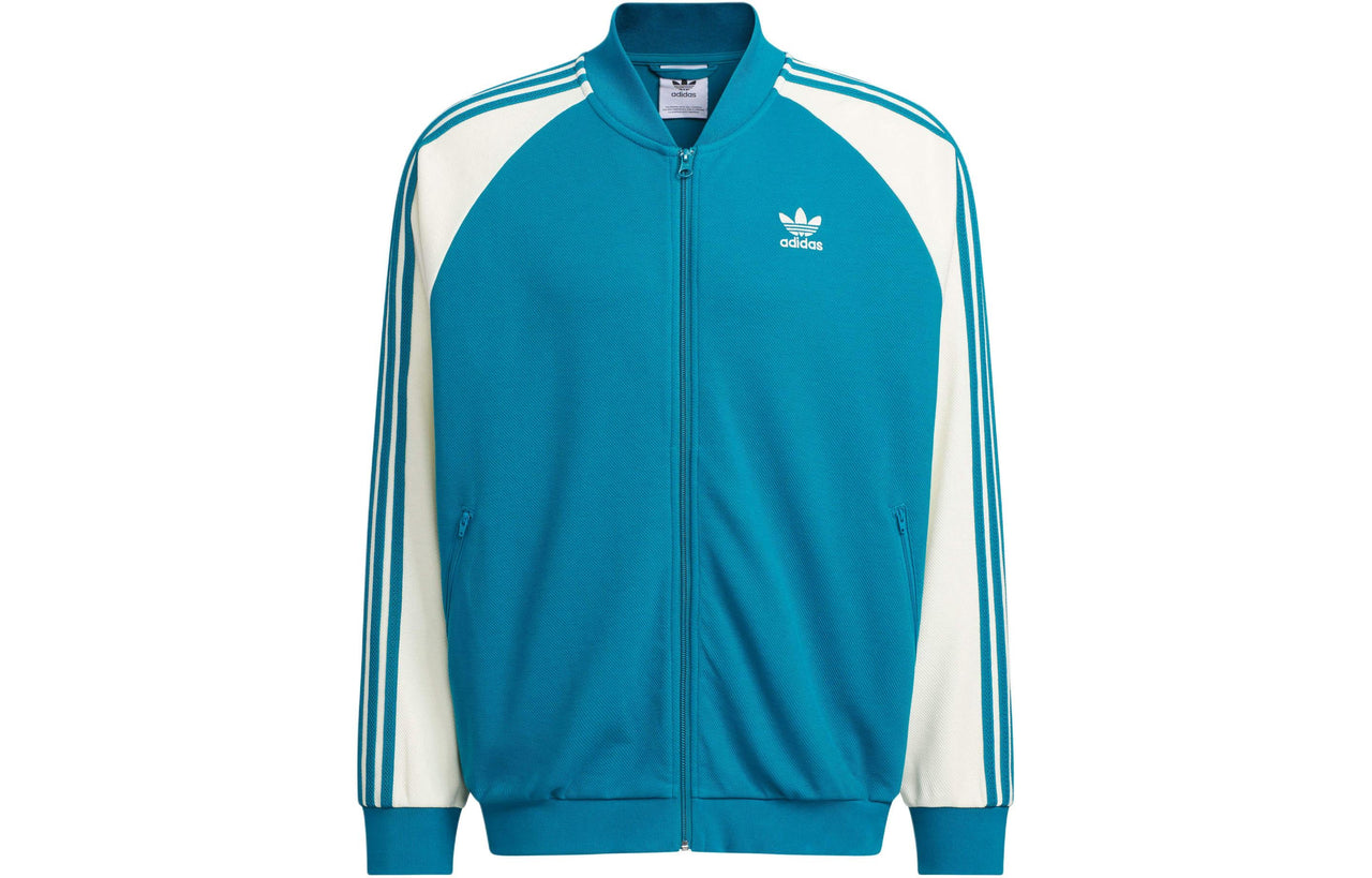 adidas Originals Dkn Sst Jacket Asia Sizing 'Blue White' IX4241