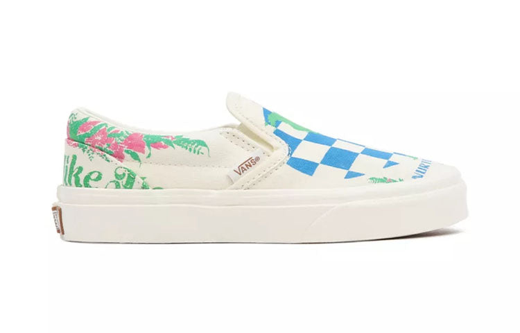 Vans Classic Slip-On Eco Theory 'White Blue' VN0A7Q5GAS1