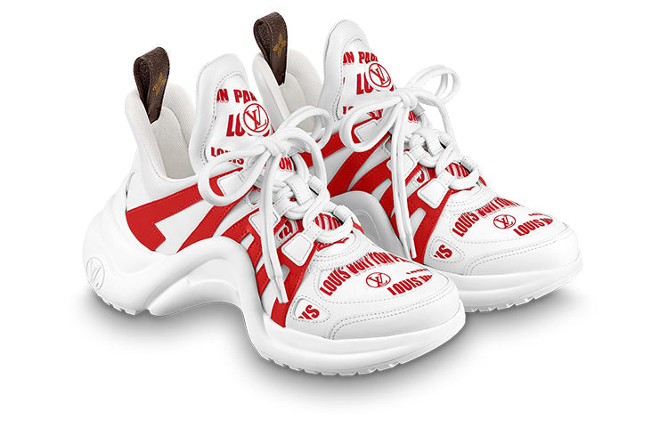 (WMNS) LOUIS VUITTON LV Archlight Sneakers 'White Red' 1A9D4E