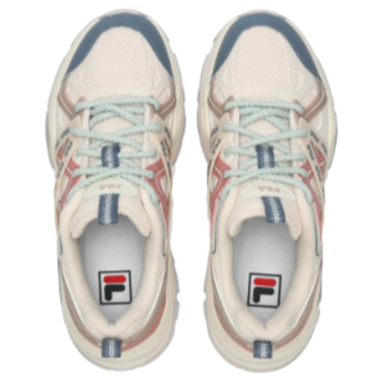 (WMNS) FILA Sofia 1S Fishbone Modern Low-Top Shoes 'White Pink Blue' F12W341105FBZ