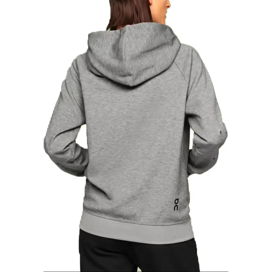 (WMNS) On Running Zipped Hooded Jacket 'Grey' 239.01134