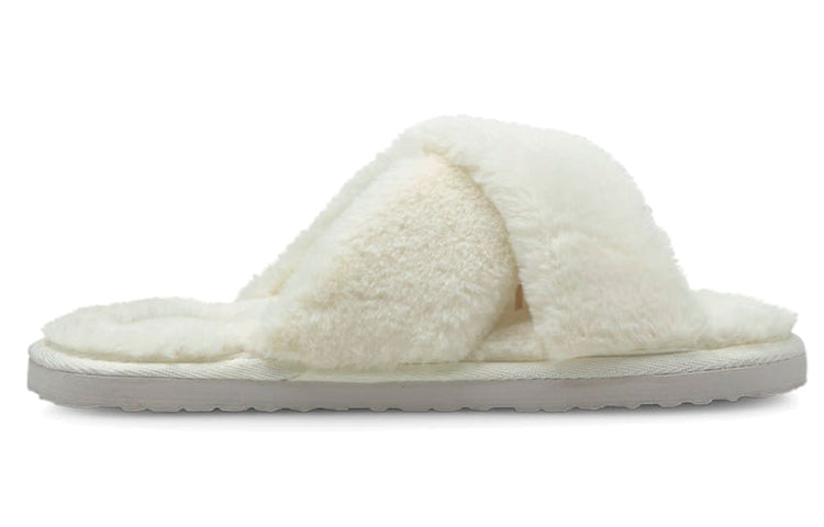 (WMNS) PUMA Fluff X Strap Slide 'Whisper White' 384936-02