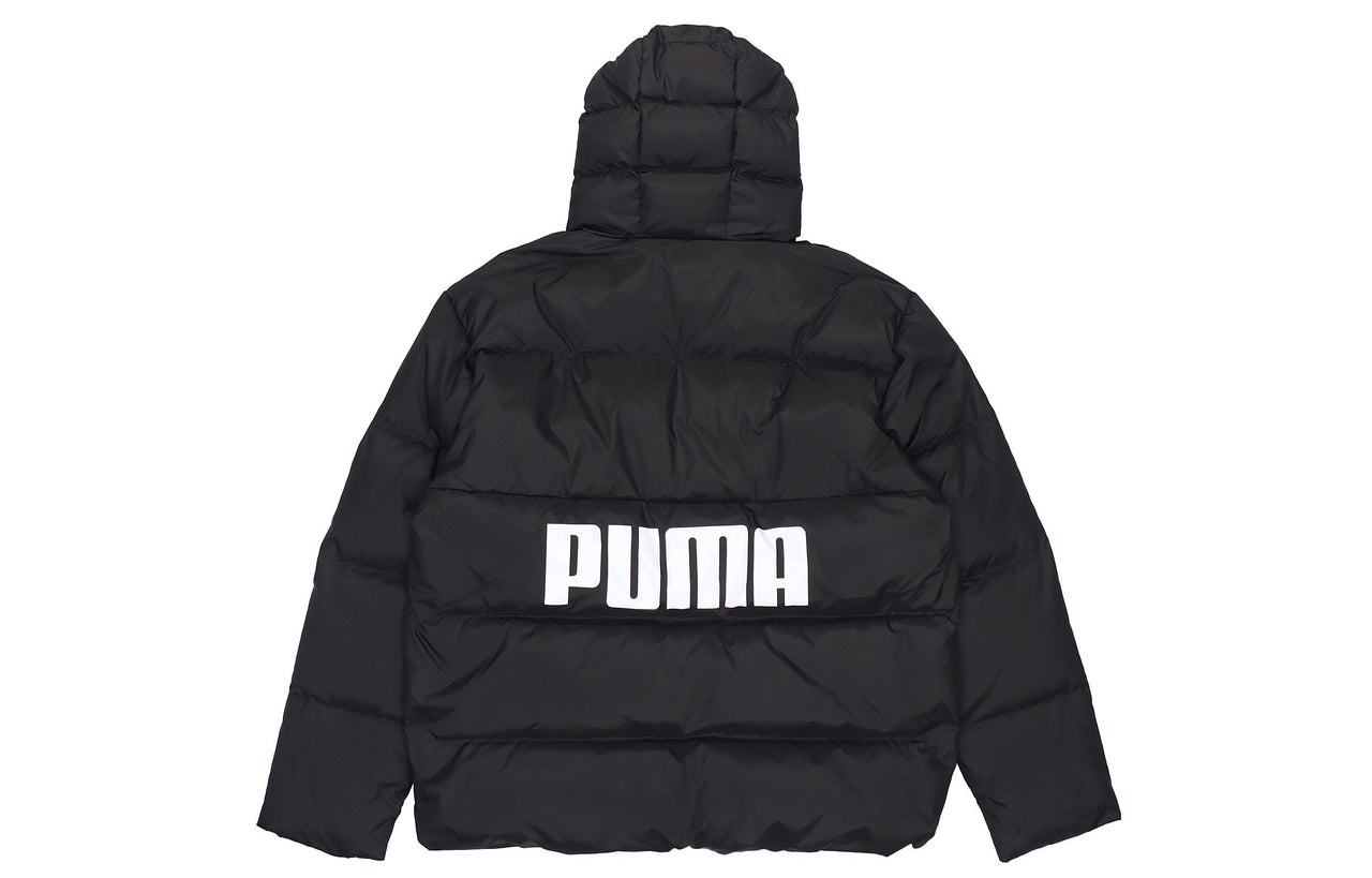 PUMA Essential Down Coat 'Black White' 586929-01