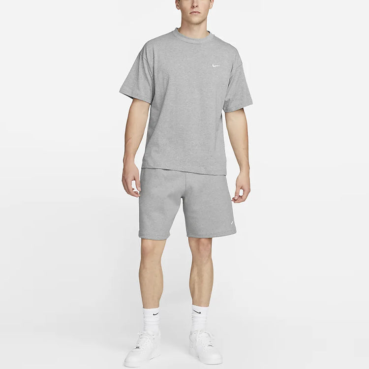 Nike Solo Swoosh Fleece Shorts 'Grey' DV3055-063