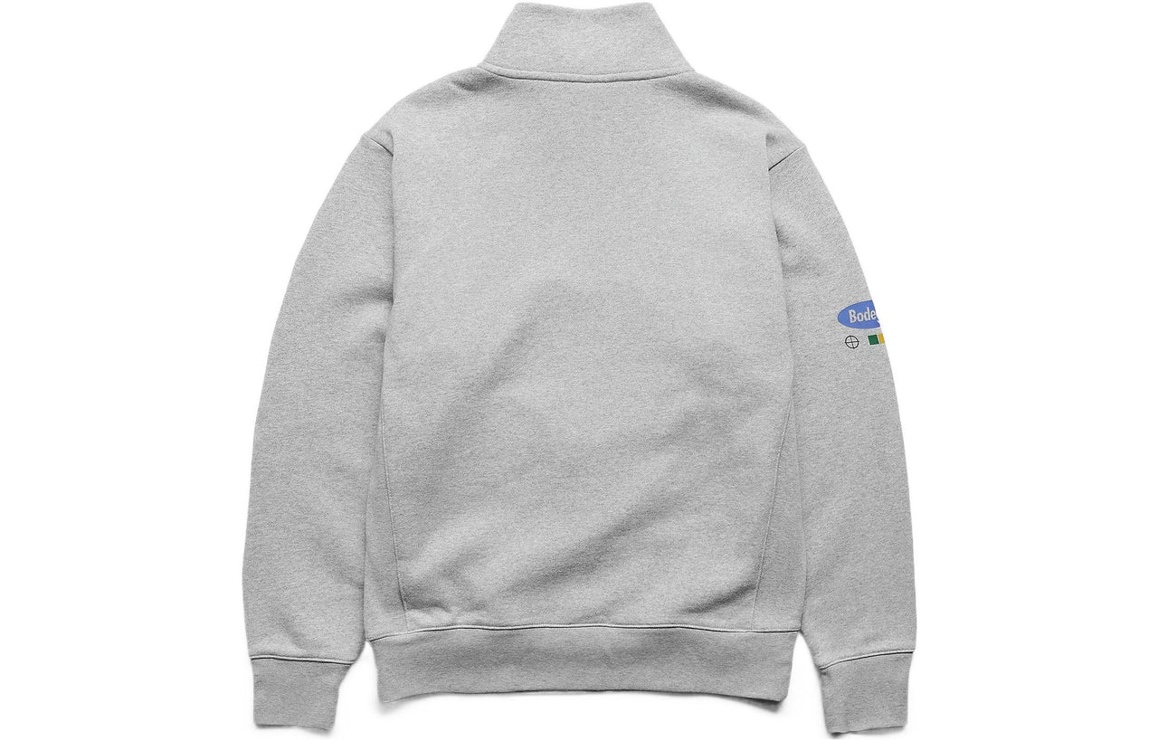 New Balance x Bodega Quarter Zip Sweatshirt Asia Sizing 'Athletic Grey' MT13540AG