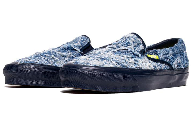 Vans FDMTL x OG Classic Slip-On LX 'Distressed Indigo' VN0A45JK5WP