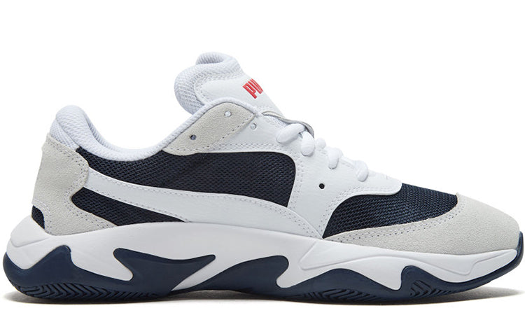 PUMA Storm Adrenaline Low White casual sneakers shoes 'Black White' 369797-01