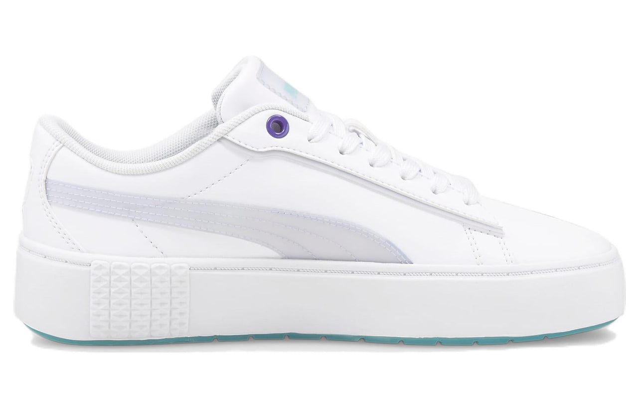 (WMNS) PUMA Smash Platform v2 'Candy - White Arctic Ice' 383878-02