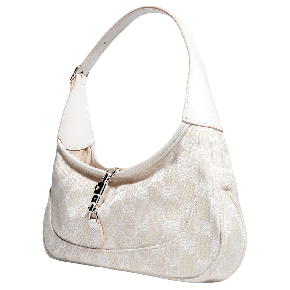 (WMNS) Gucci Jackie Slim Medium Shoulder Bag 'White' 863137-FAFV4-9551