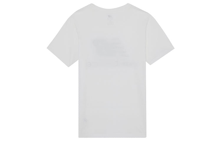 New Balance Round Neck Casual Fashion Classic Short Sleeve White T-Shirt AMT01575-WT