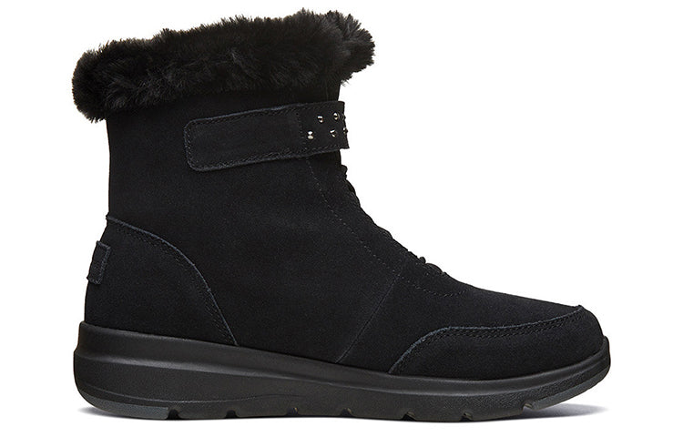 (WMNS) Skechers Snow Boots 'Black' 16670-BBK
