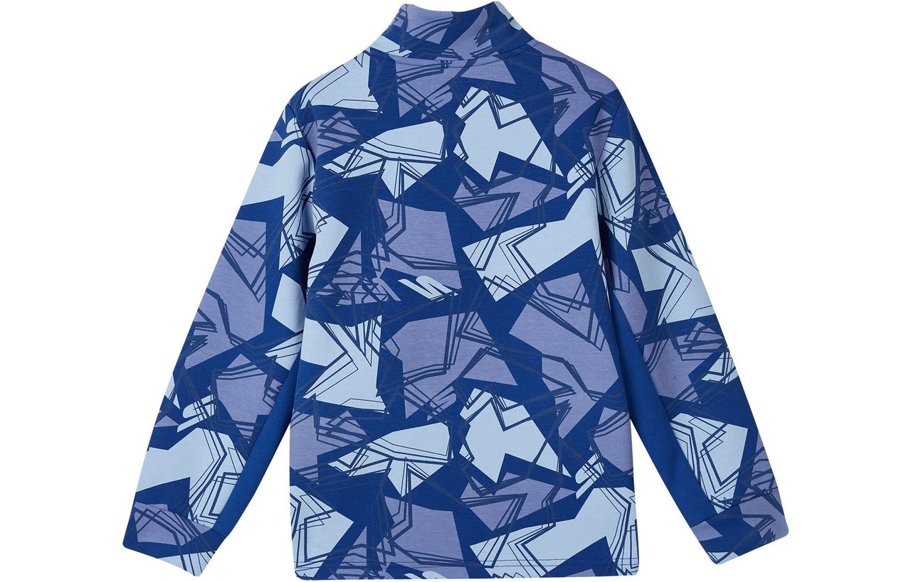 (GS) Skechers Sports Leisure Series Full Print Half-Zip Sweatshirt 'Blue' P323B048-03GQ