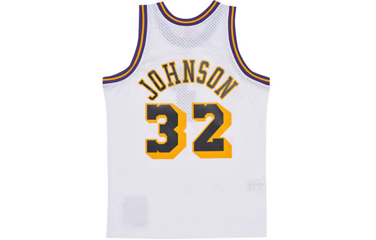 Mitchell & Ness NBA SW 84-85 32 SMJYGS20069-LALWHIT84EJH