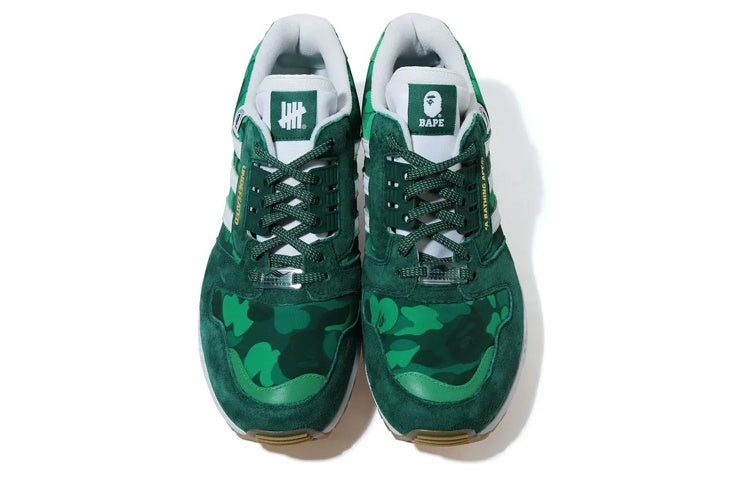 adidas x A Bathing Ape x Undefeated ZX 8000 'A-ZX Series - Green Camo' FY8851