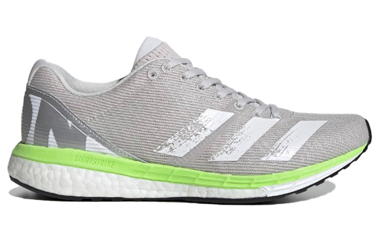 (WMNS) adidas Adizero Boston 8 'Grey White Green' EG1170