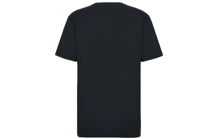 Men's DIOR Knit Round Neck Short Sleeve Navy Blue 043J615A0589-C589