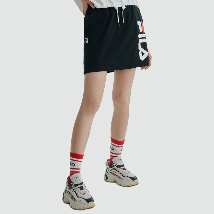 (WMNS) Fila Large Alphabet Logo Printing Sports Black T11W022310F-BK