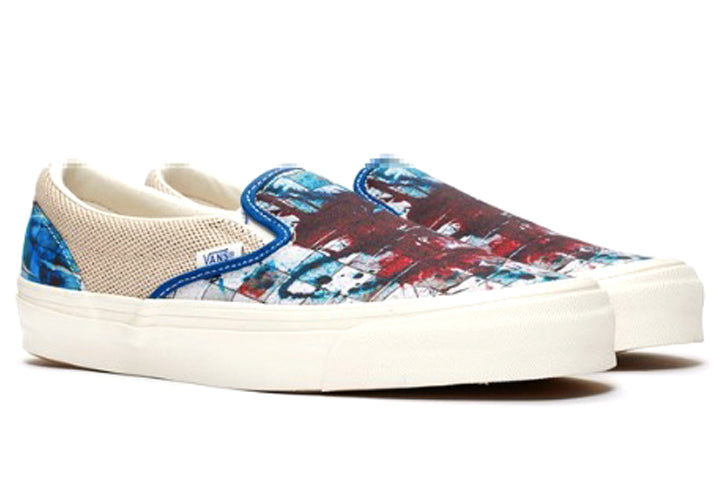 Vans Ralph Steadman x OG Classic Slip-On LX 'Checkerboard Splatter' VN0A45JKVQN