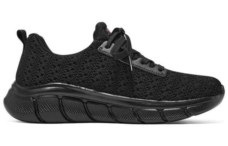 (WMNS) Skechers Bob's Sport Bobs Squad 'Black' 117347-BBK