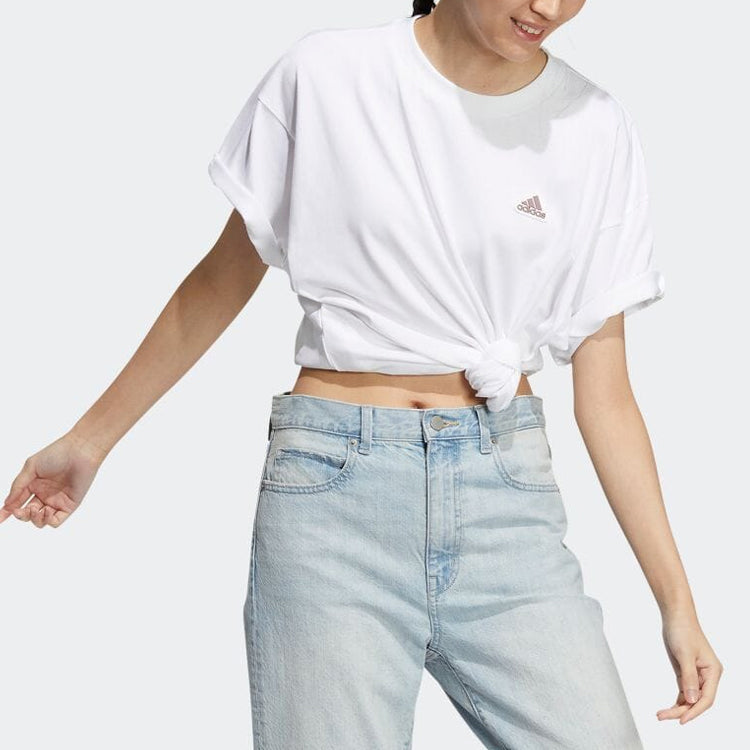(WMNS) adidas Word T-Shirt 'White' IA5249