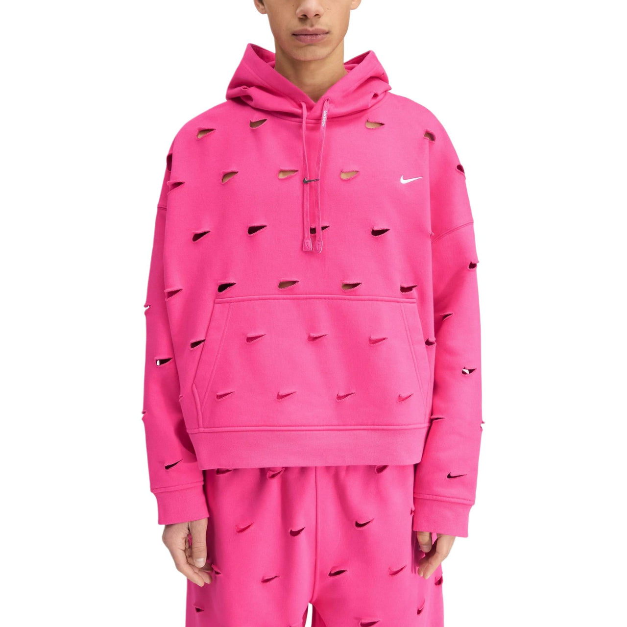 Nike x Jacquemus Swoosh Hoodie 'Watermelon' FJ3481-653