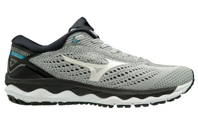 Mizuno Wave Sky 3 Cozy Breathable Wear-resistant Gray Black J1GC190202