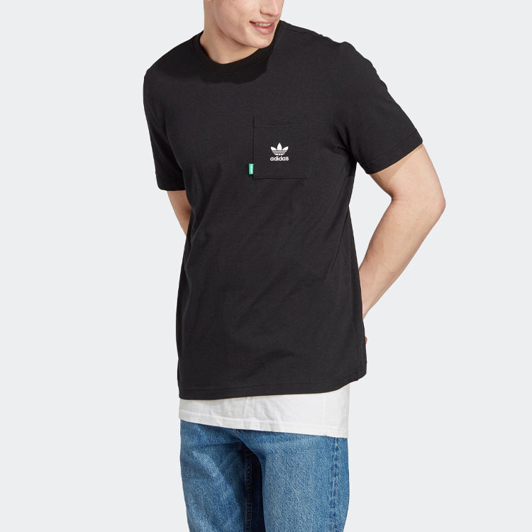 adidas originals Essentials+ Made With Hemp T-shirt 'Black' HR8623