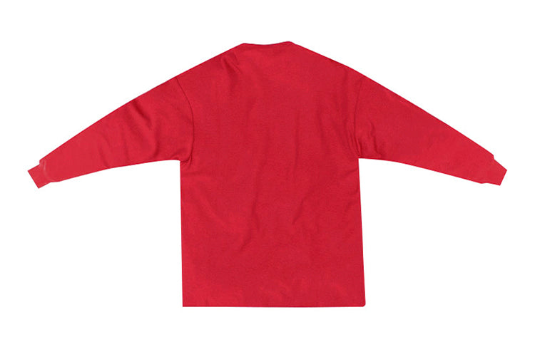 KITH x Coca-Cola L/S Quin Tee Crossover Loose Long Sleeves Unisex Red KH3541-110