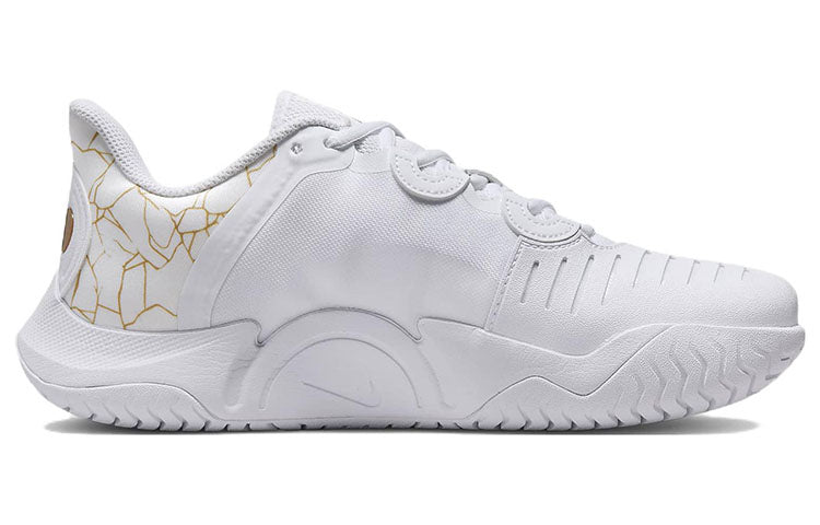 (WMNS) Nike x Naomi Osaka Court Air Zoom GP Turbo 'White Metallic Gold' DX0341-100
