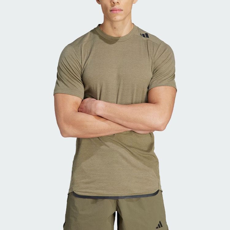 adidas Designed For Training Pro Series Strength T-Shirts 'Olive Green' IL1457