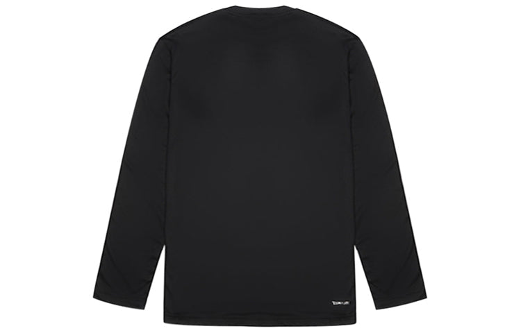 adidas D2m 3s Ls Tee Round-neck Long-sleeve Tee Men Black EI5647