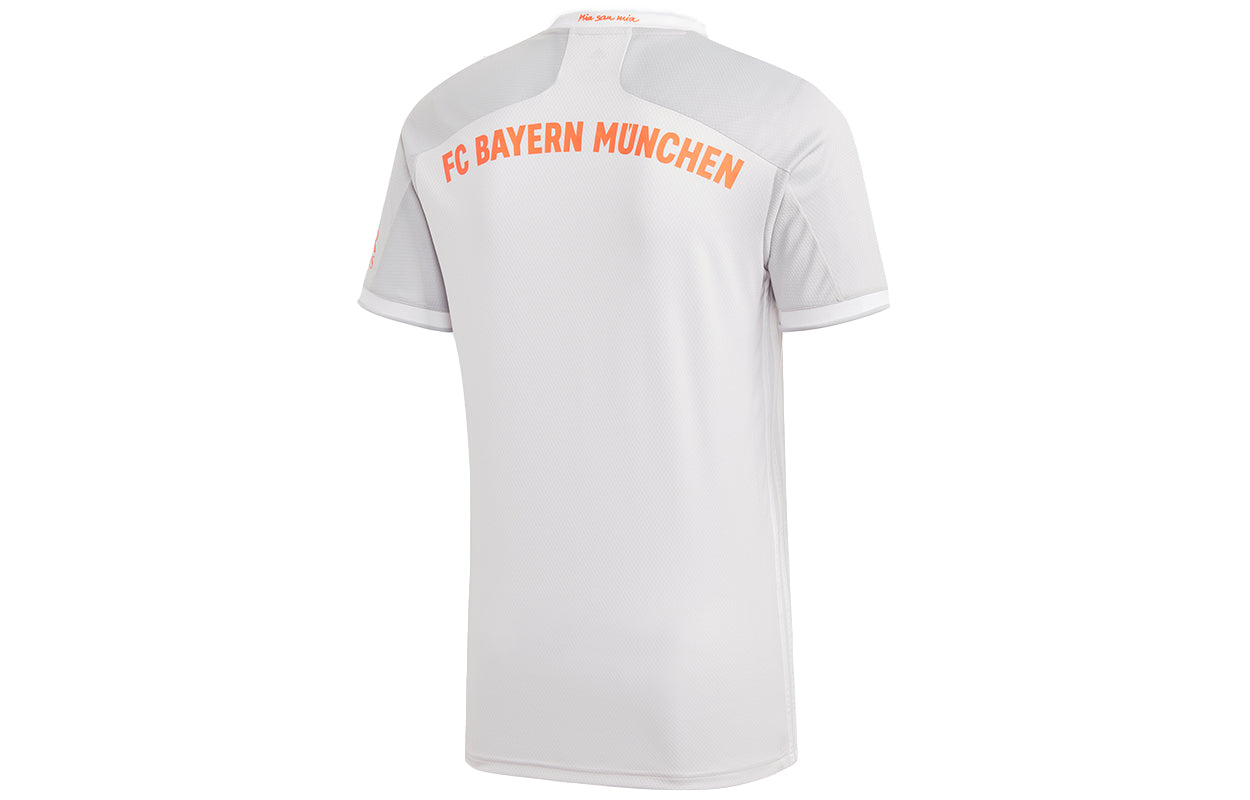 adidas FCB A JSY Round Neck Sports Jersey SW Fan Edition Bayern Munich Away White GE0583