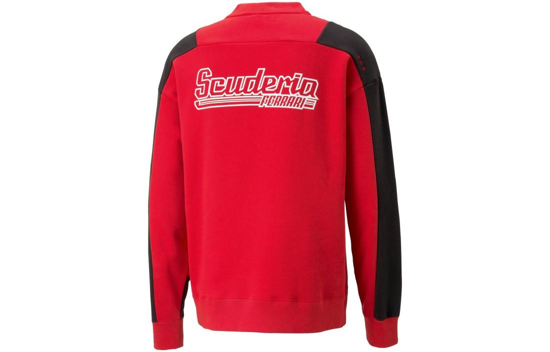 PUMA Scuderia Ferrari Statement Crew  Neck Sweatshirt 'Red' 538108-02