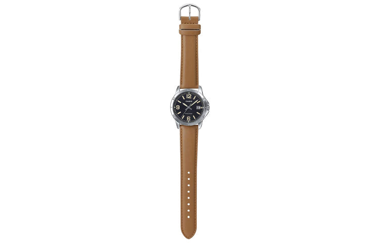 CASIO Analog 'Caramel brown' MTP-V004L-1B2