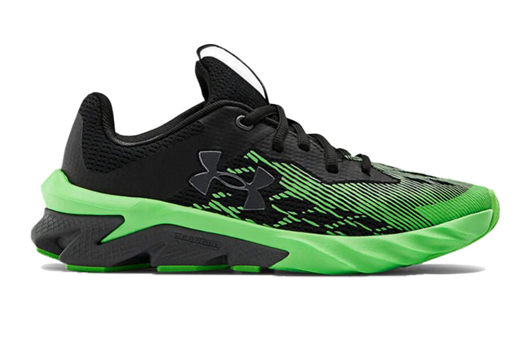 (GS) Under Armour Charged Scramjet 3 Sports Shoes Green/Black 3022611-001