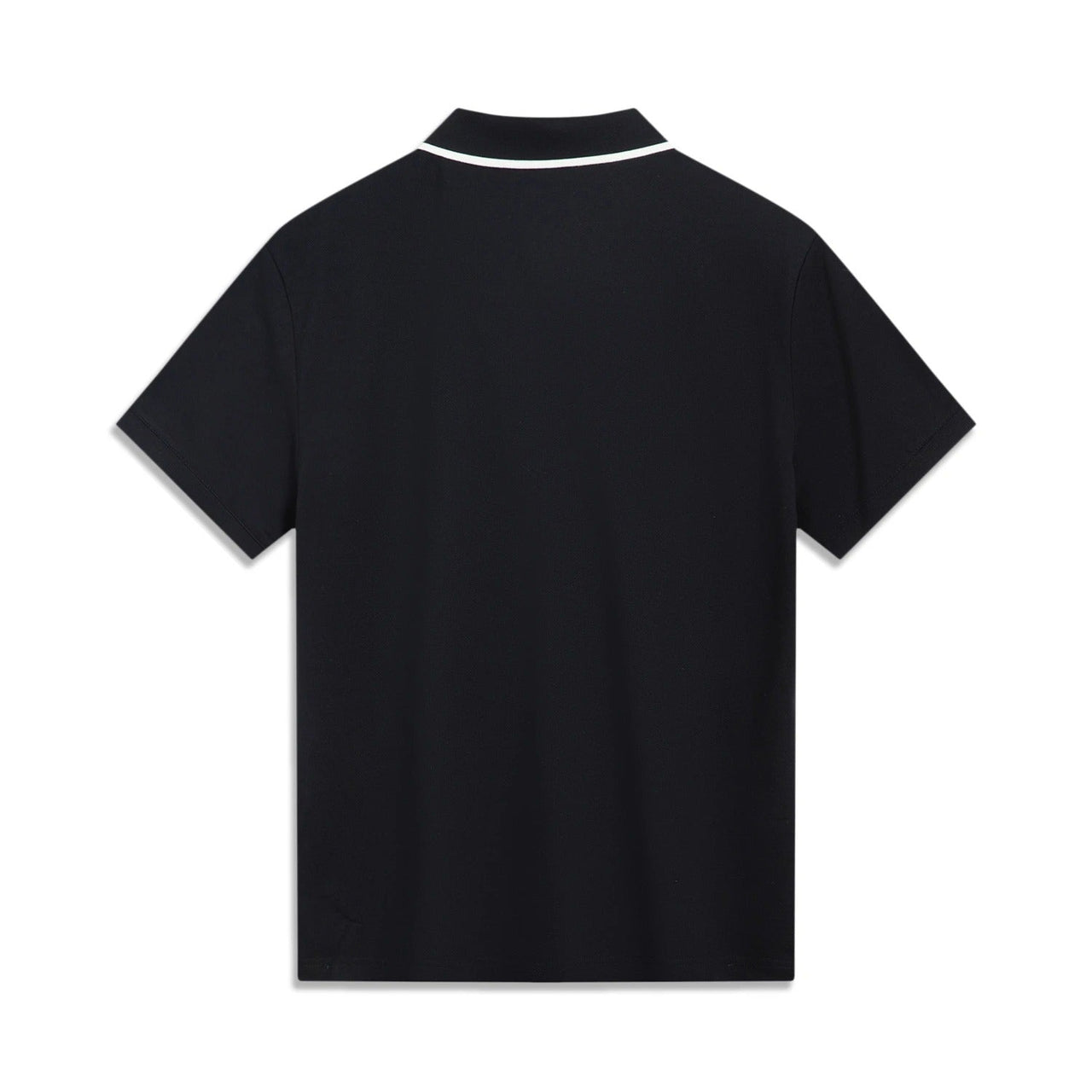 Li-Ning Sports Style Polo Shirt 'Black White' APLT097-2