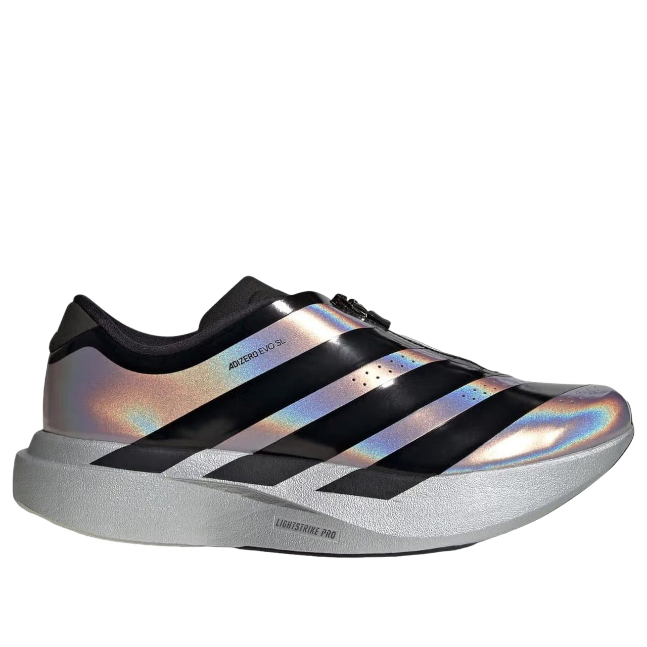 (WMNS) adidas Adizero Evo SL Zip 'Silver Metallic Black' KH7788