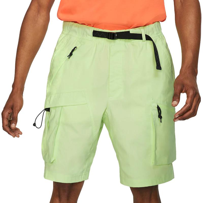 Men's Nike Lacing Loose Casual Shorts Green BQ7285-388