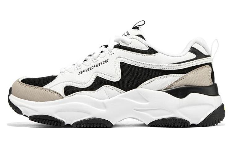 (WMNS) Skechers Lander S Shoes 'White Black Beige' 896157-WBK
