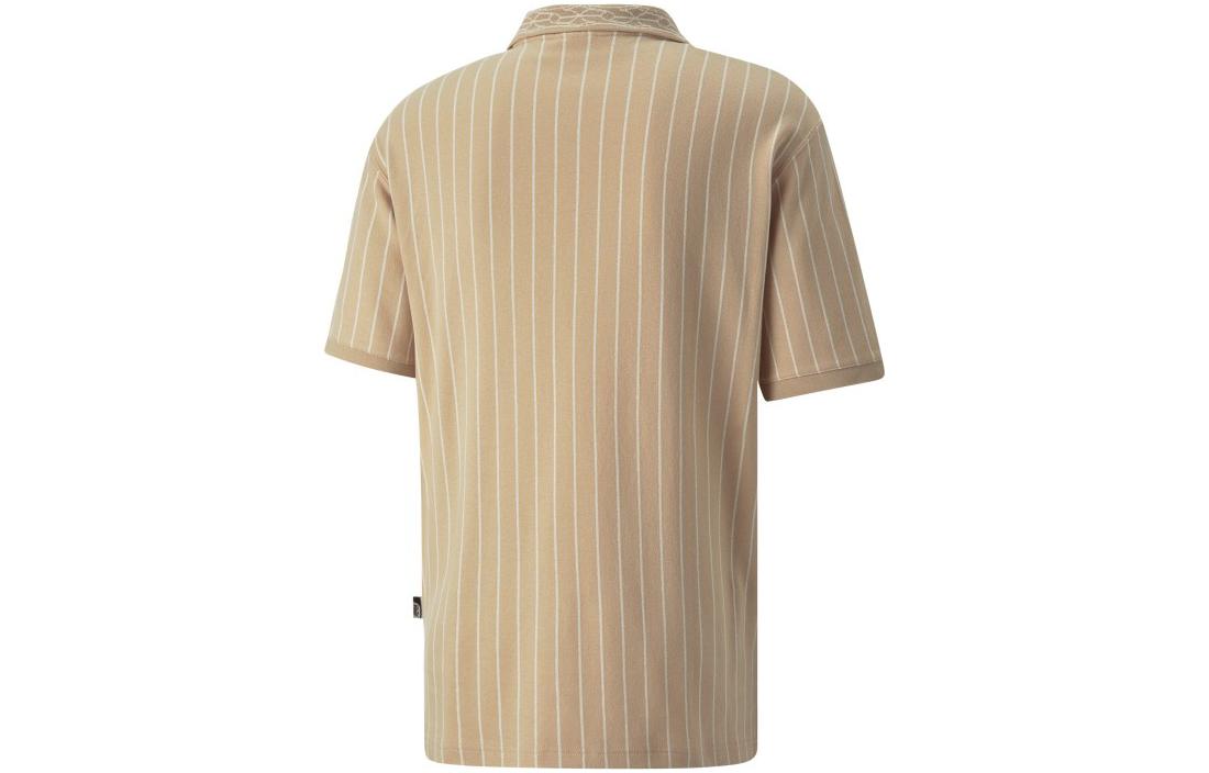 PUMA Players Lounge Polo Shirt 'Brown' 535803-67