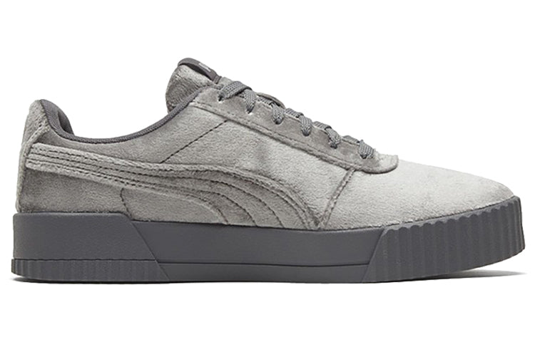 (WMNS) PUMA Carina Velvet Grey/Silver 375886-03
