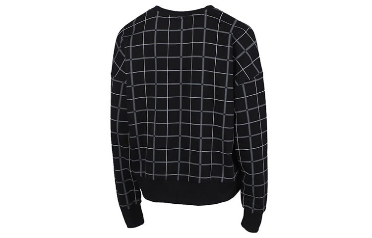 (WMNS) PUMA Rechack Pack Crew Sweatshirt 'Black White' 597892-51
