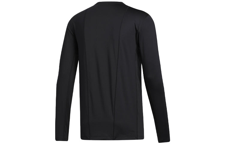 adidas Training Sports Round Neck Long Sleeves Black GL0459