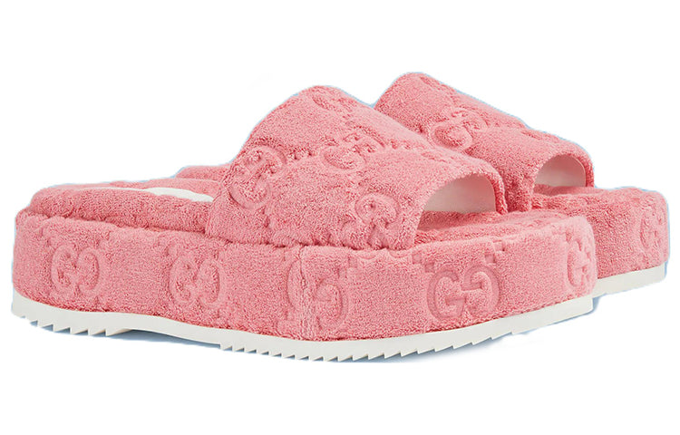(WMNS) Gucci GG Platform Sandal 'Wild Rose' 700599-U2O00-5815
