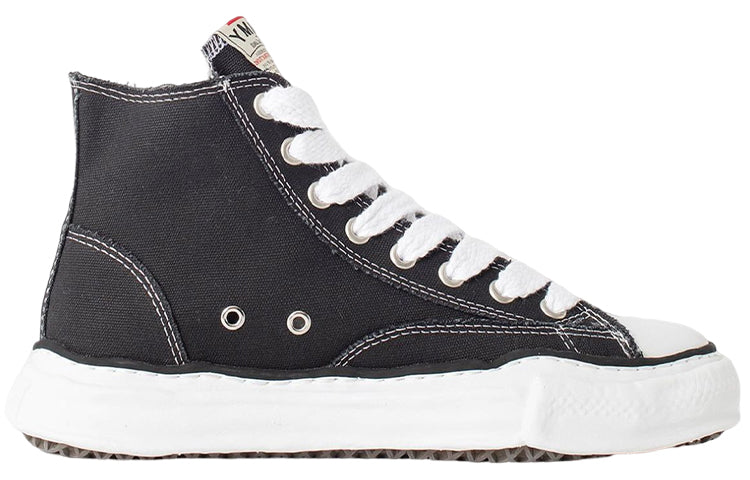 Maison MIHARA YASUHIRO PETERSON OG Sole Canvas High-top Sneaker 'Black'  A01FW701-BLK