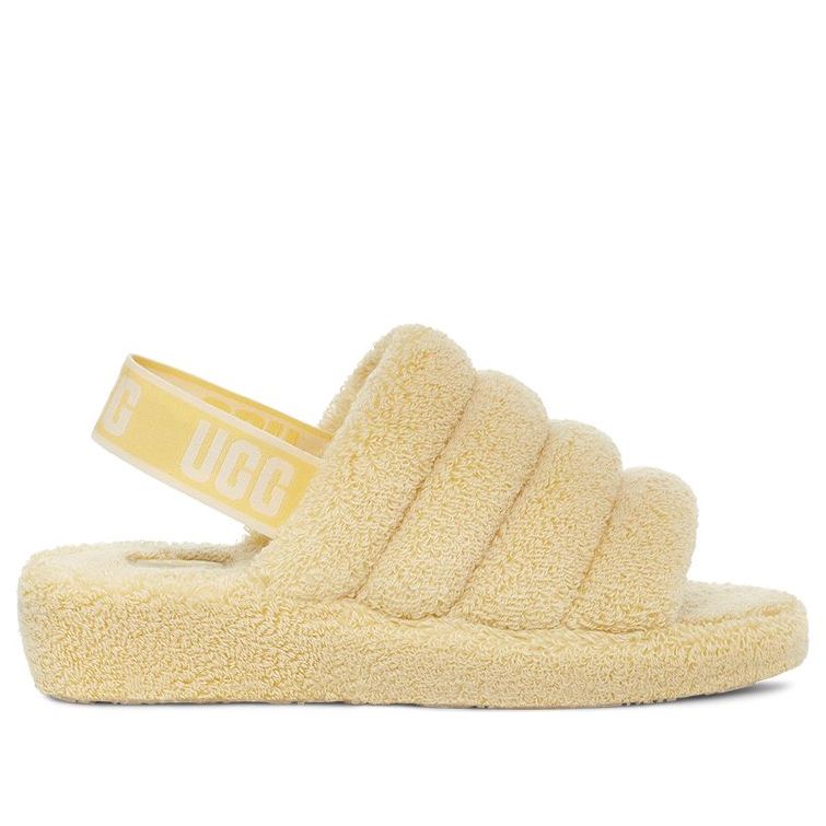(WMNS) UGG Fluff Yeah Terry 'Yellow' 1127116-BPDD