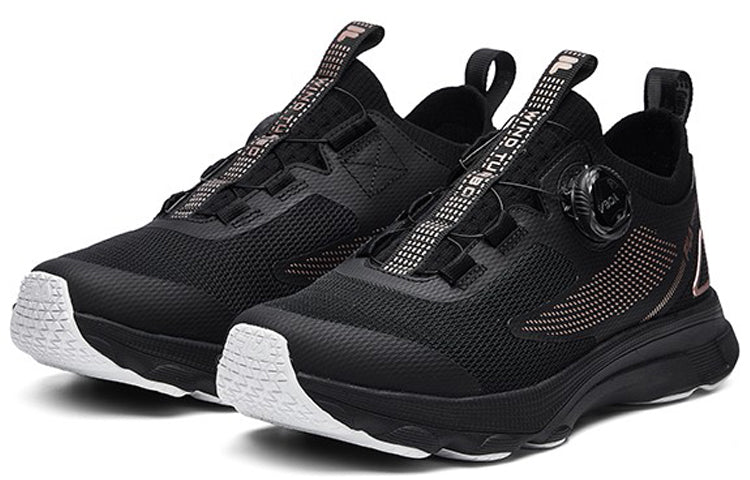 (WMNS) FILA Athletics GS Black/Gold A12W022210FBK