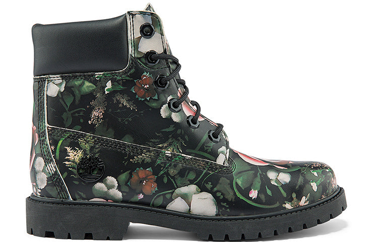 (WMNS) Timberland Heritage 6 Inch Waterproof Boots 'Black Floral Nubuck' A2M7GW