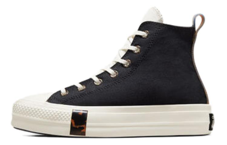 (WMNS) Converse Chuck Taylor All Star Lift Tortoise High Top 'Black' A05257C